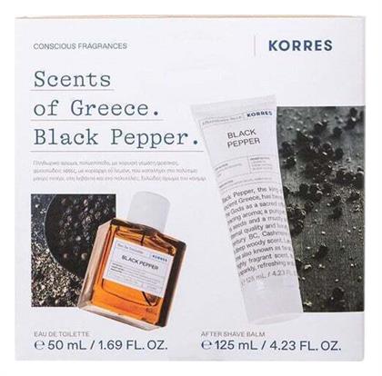 Black Pepper Ανδρικό Σετ με Eau de Toilette Korres