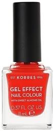 Gel Effect Gloss Βερνίκι Νυχιών Μακράς Διαρκείας Κόκκινο Watermelon 19 11ml Korres