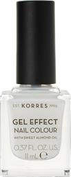Korres Gel Effect Gloss Βερνίκι Νυχιών Μακράς Διαρκείας Λευκό 2 Porcelain White 11ml από το Pharm24