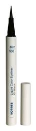Liquid Color Waterproof Στυλό Eye Liner 01 Black 1ml Korres