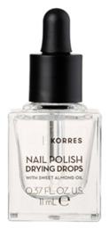 Top Coat για Απλά Βερνίκια Drying Drops 11ml Korres