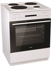 Korting KE 6151 WPM 71lt Κουζίνα 71lt με Εμαγιέ Εστίες Π60εκ. Λευκή από το Kotsovolos