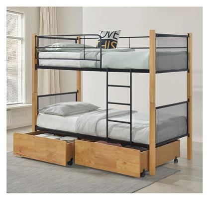 Κουκέτα Μονή για Στρώμα 90x190cm - Woodwell