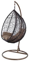 Κούνια Φωλιά με Βάση Nest/11 Rattan Καφέ Μ102xΠ102xΥ200cm - Zita Plus
