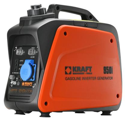 950i Αθόρυβη Γεννήτρια Βαλιτσάκι Inverter Βενζίνης Τετράχρονη με Μέγιστη Ισχύ 0.7kVA Kraft