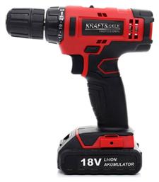 KD-1566 Δραπανοκατσάβιδο Μπαταρίας 18V 1x1.3Ah Kraft & Dele