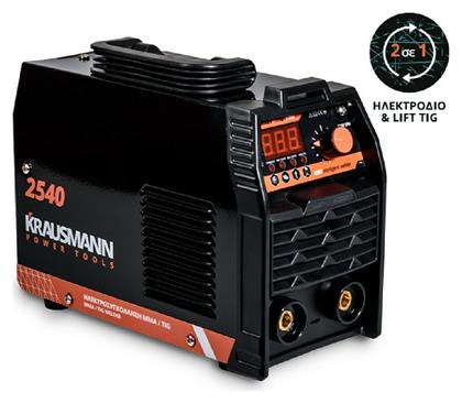 2540 Ηλεκτροκόλληση 160A (max) TIG / Ηλεκτροδίου (MMA) Krausmann