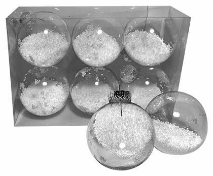 Σετ Κρεμαστές Μπάλες 8cm 6τμχ - XMASfest