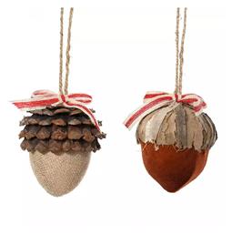 Κρεμαστό Στολίδι Γυάλινο 8εκ. (Διάφορα Σχέδια/Χρώματα) - Beauty Home