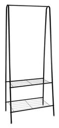 Κρεμάστρα Δαπέδου από Μέταλλο Μαύρη 60x34x153cm - Aria Trade