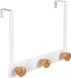 Κρεμάστρα Πόρτας 3 Θέσεων F-V Hooks White 151569B 25x8.2x20 - Spitishop