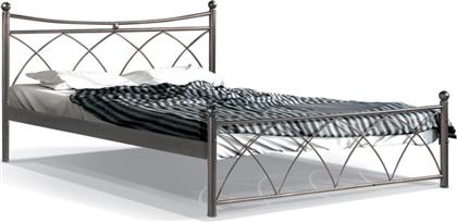 Κρεβάτι Διπλό Μεταλλικό Hermes 150x200cm - Fylliana