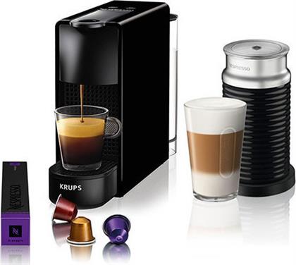 Krups Essenza Mini & Aeroccino Καφετιέρα για κάψουλες Nespresso Black από το Plaisio