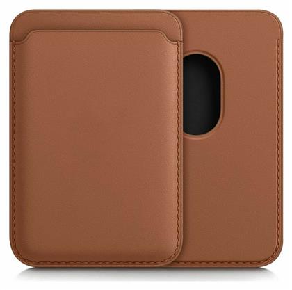 PU Leather MagSafe Θήκη Καρτών σε Καφέ χρώμα KWmobile