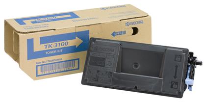 TK-3100 Γνήσιο Toner Laser Εκτυπωτή Μαύρο 12500 Σελίδων (1T02MS0NL0) Kyocera