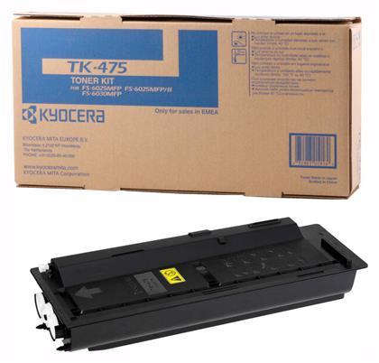 TK-475 Γνήσιο Toner Laser Εκτυπωτή Μαύρο 30000 Σελίδων (1T02K30NL0) Kyocera