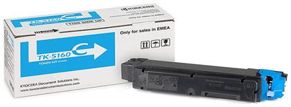 TK-5160C Γνήσιο Toner Laser Εκτυπωτή Κυανό 12000 Σελίδων (1T02NTCNL0) Kyocera