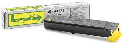 TK-5215Y Γνήσιο Toner Laser Εκτυπωτή Κίτρινο 15000 Σελίδων (1T02R6ANL0) Kyocera