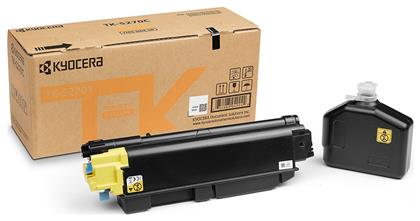 TK-5270Y Γνήσιο Toner Laser Εκτυπωτή Κίτρινο 6000 Σελίδων (1T02TVANL0) Kyocera