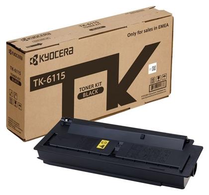 TK-6115 Γνήσιο Toner Laser Εκτυπωτή Μαύρο 15000 Σελίδων (1T02P10NL0) Kyocera