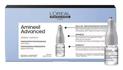 L'Oréal Professionnel Serie Expert Aminexil Advanced Αμπούλες Μαλλιών κατά της Τριχόπτωσης 10x6ml - LOreal Professionnel