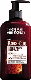 L'Oreal Men Expert BeardClub Beard, Face & Hair Wash 200ml - LOreal