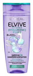 L'Oreal Paris Elvive Hydra Hyaluronic Pure Σαμπουάν Ενυδάτωσης 400ml - LOreal Paris