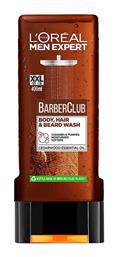 L'Oreal Paris Men Expert Barber Club Body, Hair & Beard Λάδι για Ντους για Άνδρες 400ml