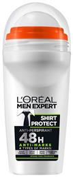 L'Oreal Paris Men Expert Shirt Protect Αποσμητικό 48h σε Roll-On 50ml - LOreal Paris