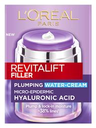 L'Oreal Paris Revitalift Filler Plumping Water Αντιγηραντική Κρέμα 50ml - LOreal Paris