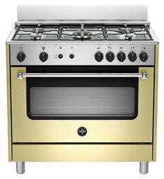 AMN96 5 G CR V Κουζίνα Υγραερίου 115lt με Εστίες Υγραερίου Π89.7εκ. Μπεζ La Germania