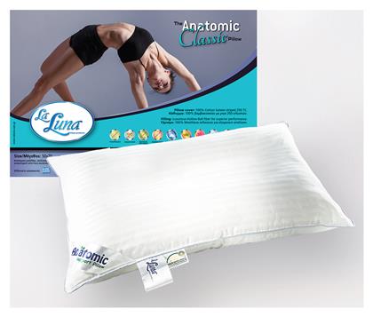 Anatomic Classic Μαξιλάρι Ύπνου Σιλικόνης Ανατομικό Μέτριο 50x70cm La Luna