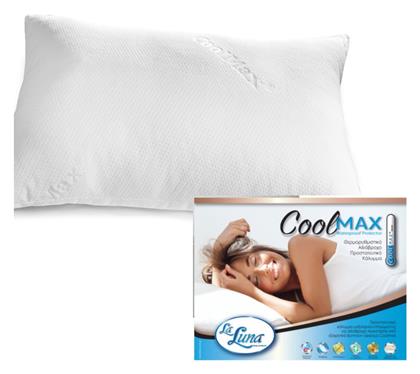 Coolmax Σετ Προστατευτικά Μαξιλαριών 50x70εκ. Λευκό La Luna