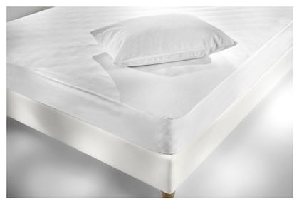 Προστατευτικό Επίστρωμα King Size Αδιάβροχο με Φάσα Acqua Λευκό 180x200+30εκ. La Luna