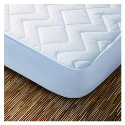 Προστατευτικό Επίστρωμα Μονό με Φάσα All Cotton Λευκό 100x200+28εκ. La Luna