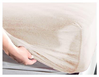 Σεντόνι Υπέρδιπλο με Λάστιχο 160x200x30 Jersey Beige La Luna