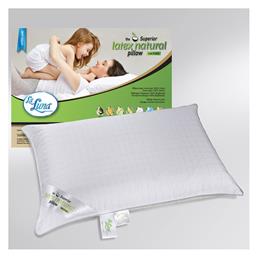 Superior Natural Low Profile Μαξιλάρι Ύπνου Latex Ανατομικό Μαλακό 49x66cm La Luna