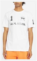 Ανδρικό T-shirt Λευκό με Στάμπα La Martina