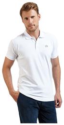 Eduardo Ανδρικό T-shirt Polo Λευκό La Martina