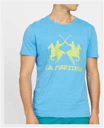 Κοντομάνικη Μπλούζα της σειράς Man T Shirt - VMR009 JS206 07033 Azure Blue La Martina