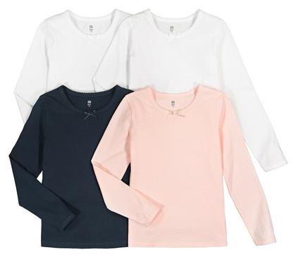 Παιδικό Σετ με Φανελάκια Μακρυμάνικα Πολύχρωμα 4τμχ La Redoute