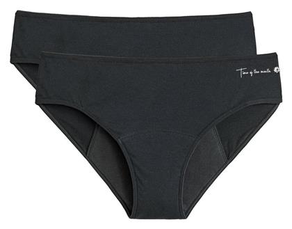 Βαμβακερά Γυναικεία String 2Pack Μαύρα La Redoute