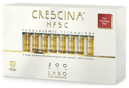 Caducrex Transdermic HFSC Αμπούλες Μαλλιών κατά της Τριχόπτωσης για Άνδρες 20x3.5ml Labo