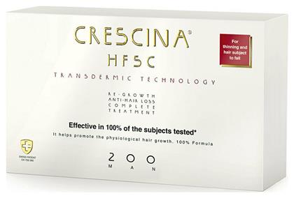 Caducrex Transdermic HFSC Complete Μan 200 Αμπούλες Μαλλιών κατά της Τριχόπτωσης για Άνδρες 20x3.5ml Labo