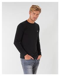 Ανδρική Μπλούζα Μακρυμάνικη Μαύρη Lacoste
