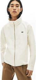 Lacoste ανδρικό μπουφάν αδιάβροχο με ψηλό γιακά - BH5292 - Λευκό από το Notos