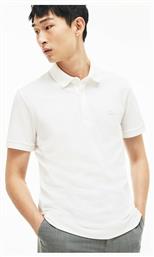 Ανδρικό T-shirt Κοντομάνικο Polo Λευκό Lacoste