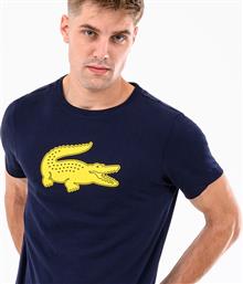Lacoste Ανδρικό T-shirt Με Λογότυπο Navy Μπλε