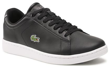Lacoste Carnaby BL21 1 SMA Ανδρικό Sneaker Μαύρο από το Troumpoukis