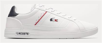 Europa Pro Tri 123 Ανδρικά Sneakers Λευκά Lacoste